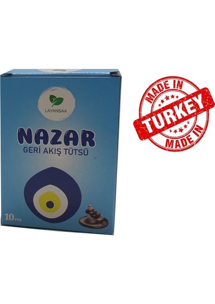 Nazar - Özel Aromalı Geri Akış Backflow Özel Aromalı Tütsü 10 Adet