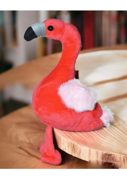 Ithal Kumaş Yumuşak Dokulu Hawaii Flamingo Parti Süsleme Peluş Oyuncak Oyun & Uyku Arkadaşı 25 Cm.