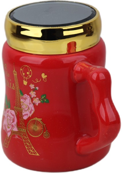 Paris Tasarımlı Aynalı Kapaklı Sıcak Tutan Kupa Bardak Fincan Mug Mini Motivasyon Termos 500 Ml. modelleri