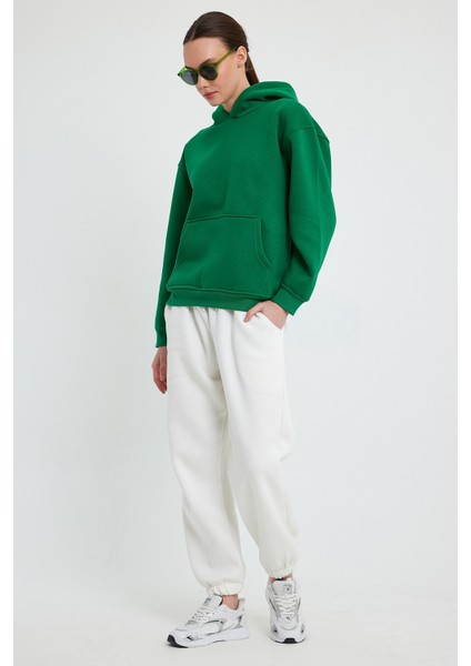 Açık Yeşil Hoodie, Oversize Hoodie, Kadın Hoodie, Kanguru Cepli Kapüşonlu fiyatları