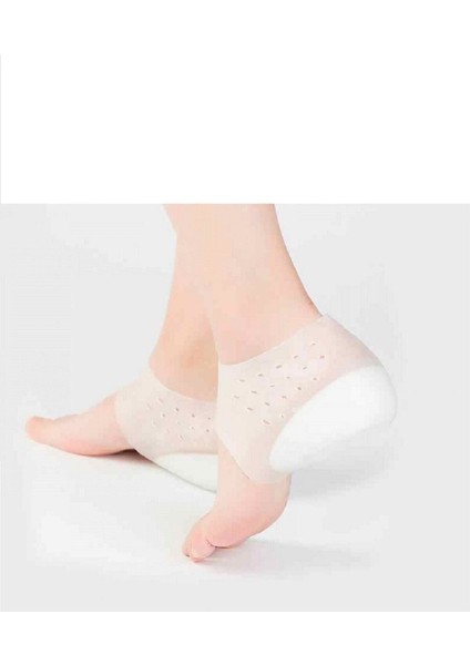 3 cm Topuk Yükseltici Silikon Topuk Çorabı