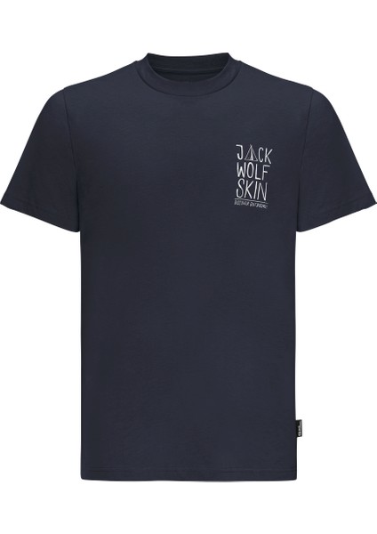 JACK WOLFSKİN Jack Tent T M 1809791TR-16459 ERKEK Mavi Tişört modelleri