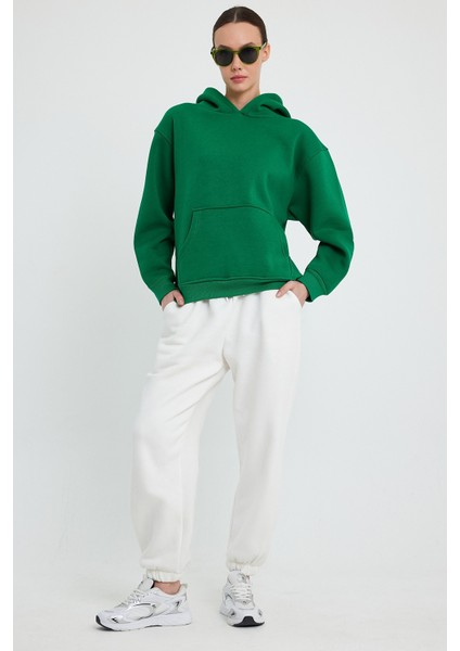 Açık Yeşil Hoodie, Oversize Hoodie, Kadın Hoodie, Kanguru Cepli Kapüşonlu modelleri