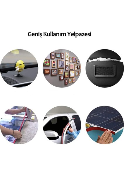 Çift Taraflı Bant Şeffaf Silikonlu Su Geçirmez Akrilik Montaj Bandı (5 M x 10 Mm) indirimleri