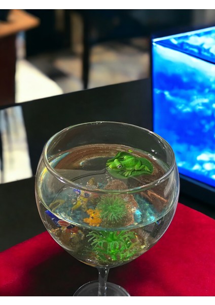 Epoksi Dolgulu Dekoratif Kadeh-2
