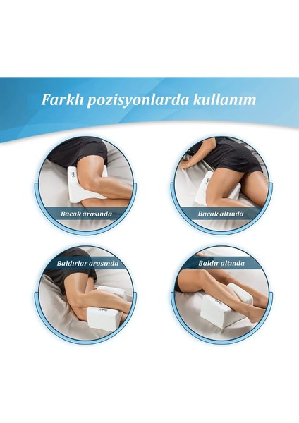 Visco Ortopedik Bacak Arası Yastık Destek Minderi Destekleyici Yastık Hamileler Için Bacak Arası Yastığı fırsatları
