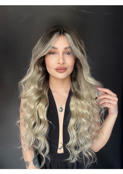 Doğal Saç 70 cm Ombreli Vip Gerçek Saç Tül Peruk Kişiye Özel Ombreli