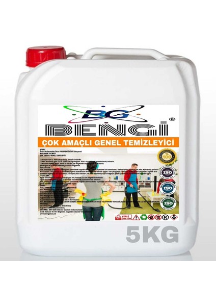 Bengi Kimya Genel Temizleyici  Klor  Bazlı 5  kg