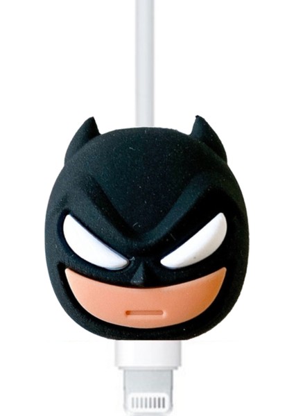 Figürlü Sevimli Silikon USB Kablo Koruyucu, Kulaklık Kablosu ve Şarj Kablosu Koruyucu
