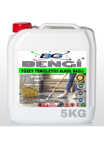 Yüzey Temizleyici Alkol Bazlı 5 kg