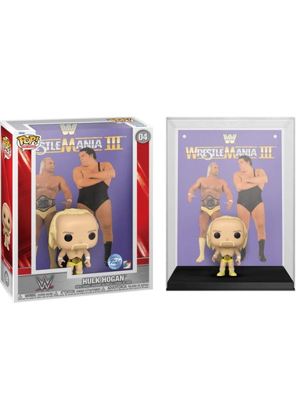 Pop Wwe Covers Wrestlemania Iıı Hulk Vs Andre - Hulk Hogan Special Edition No:04