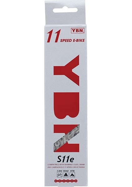 Ybn 11 Vites E-Bike Uyumlu S11E Zincir