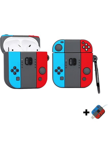 1. ve 2. Nesil Nintendo Figürlü Sevimli Silikon Kılıf ve Nintendo Kablo Koruyucu Ikili Set fiyatları