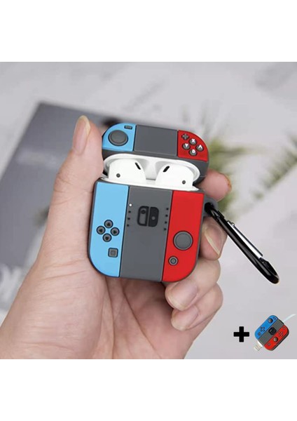 1. ve 2. Nesil Nintendo Figürlü Sevimli Silikon Kılıf ve Nintendo Kablo Koruyucu Ikili Set fırsatları
