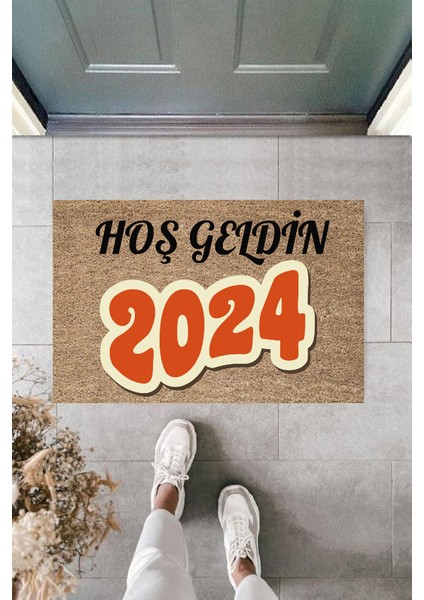 Kapı Önü Paspası Yeni Yıl Konsepti Dijital Baskı PY-175111126