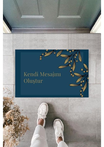 Dijital Baskı Kişiye Özel Iç Kapı Dekorasyon Paspas PS11208