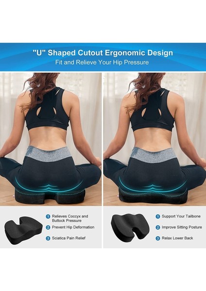 Visko Cocix Minder Oturma Minderi Ortopedik Oturma Minderi Simidi Yastığı Cocix Yastık fırsatları