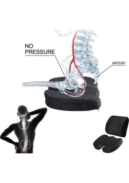 Visko Cocix Minder Oturma Minderi Ortopedik Oturma Minderi Simidi Yastığı Cocix Yastık indirimleri