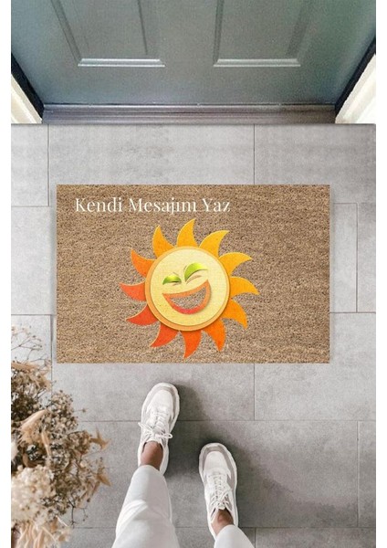 Dijital Baskı Kişiye Özel Iç Kapı Dekorasyon Paspas PS11200
