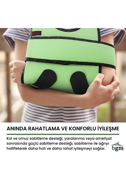 Standart Çocuk Velpo Bandajı Yüksek Kalite Omuz-Kol Askısı Kırık Çıkık Askısı Standart