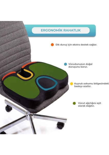 Ortopedik Minder Visko Cocix Minder Oturma Minderi Ofis Sandalye Minderi Medikal Minder fırsatları