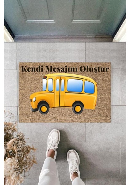 Dijital Baskı Kişiye Özel Iç Kapı Dekorasyon Paspas PS11218