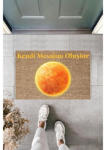Dijital Baskı Kişiye Özel Iç Kapı Dekorasyon Paspas PS11220