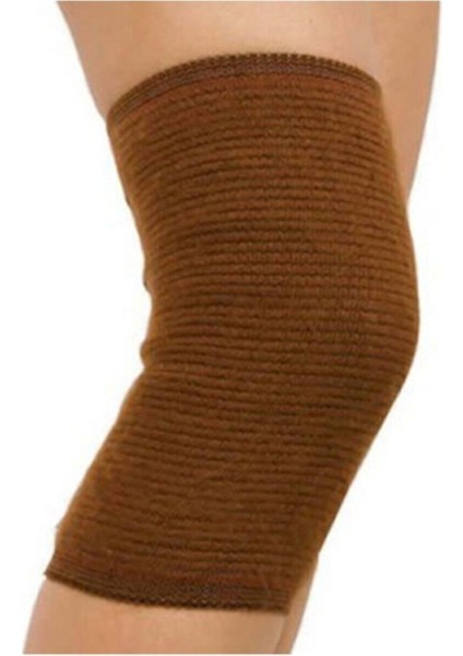 Kahverengi yün dizlik, 1 adet, standart yön, rahat ve şık tasarım