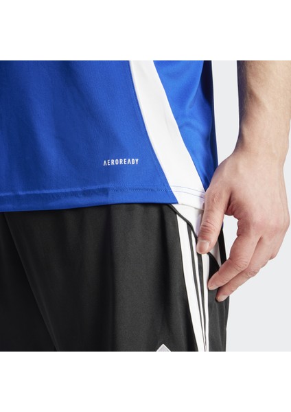 Tiro 24 Jersey Erkek Mavi Bisiklet Yaka Tişört fırsatları