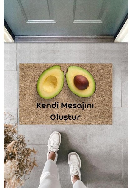 Dijital Baskı Kişiye Özel Iç Kapı Dekorasyon Paspas PS11241