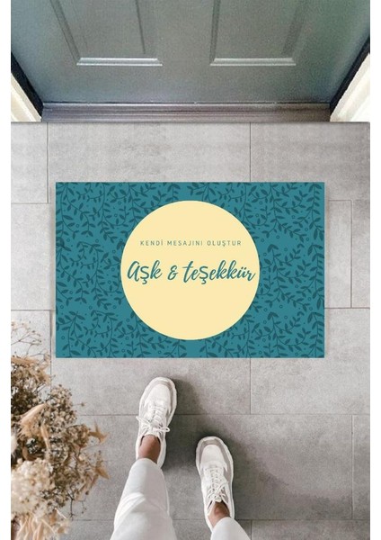 Dijital Baskı Kişiye Özel Iç Kapı Dekorasyon Paspas PS11261