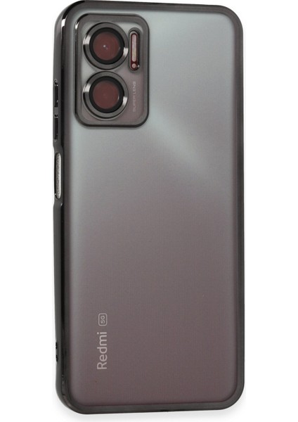 Xiaomi Redmi Note 11E Kılıf Razer Lensli Silikon - Siyah 109008