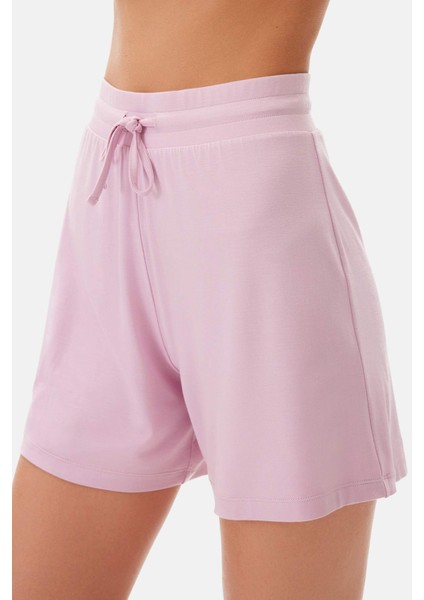 Pembe Kayık Yaka Tişört Şort Cellıant Pijama Takımı