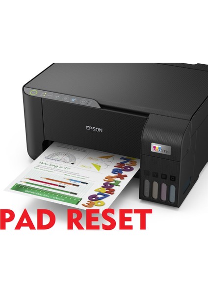 Epson L3166 Yazıcı Için Atık Mürekkep Pedi ve Reset Programı Keçe + Program
