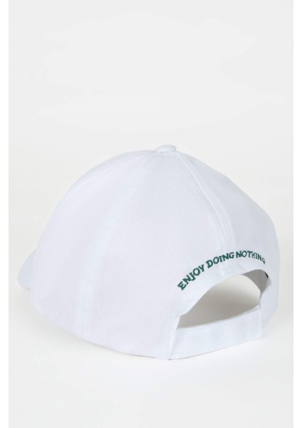 Unisex Nakışlı Pamuklu Cap Şapka B7810AX24SM