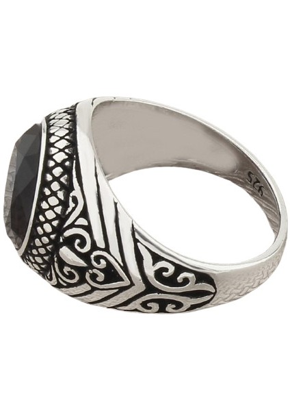 Erkek Yüzük Gümüş 925 Oriyental Tasarım modelleri