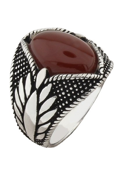 Erkek Yüzük Gümüş 925 Oriyental Tasarım