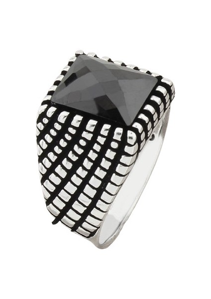 Erkek Yüzük Gümüş 925 Oriyental Tasarım