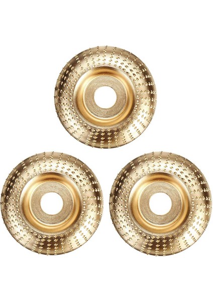 Nanlıy-3 Adet 100MM Ahşap Şekillendirme Diskleri, Delik 22MM Oyma Tekerlekleri, Ağaç Işleme Açılı Taşlama Eki (Yurt Dışından)