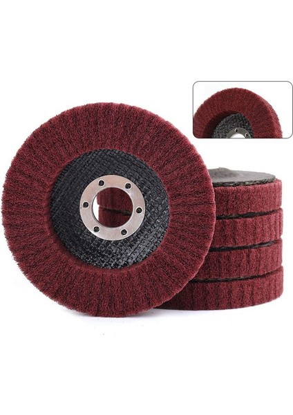 Zoroom 10 Adet 4 Inç Naylon Fiber Kesme Diski Parlatma Taşlama Taşı, Ovma Pedi Parlatma Tekerlek Açı Öğütücü Için (Yurt Dışından) fırsatları