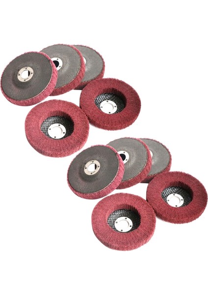 Zoroom 10 Adet 4 Inç Naylon Fiber Kesme Diski Parlatma Taşlama Taşı, Ovma Pedi Parlatma Tekerlek Açı Öğütücü Için (Yurt Dışından) indirimleri