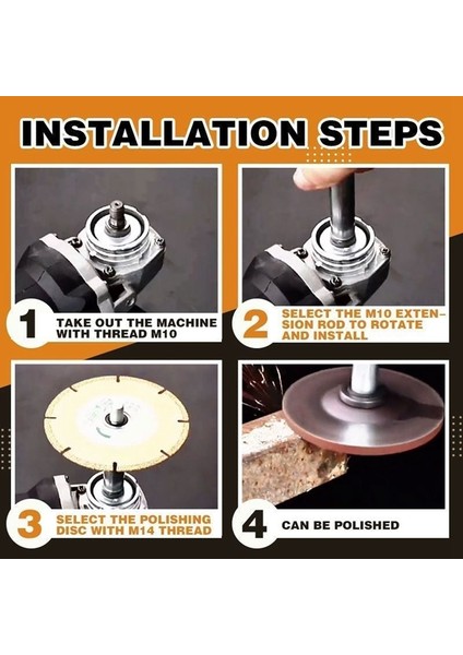 Açılı Taşlama Uzatma Biyel Kolu Açılı Taşlama Aksesuarları (Yurt Dışından) indirimleri