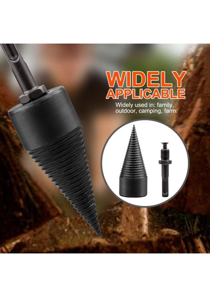 Srıwen 2020 38MM Matkap Ucu Doğrama Ahşap Yarma Aracı Koni Kütük Ayırıcılar Ahşap Kırma Makinesi Ahşap Kırıcı Yakacak Odun Kıyıcı (Yurt Dışından) indirimleri