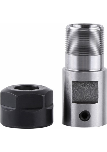 Geri Çekilebilir Pens-3 x Cnc ER11 1 x ER22 A-8mm Motor Şaftı Takım Tutucu-Siyah ve Gümüş (Yurt Dışından)