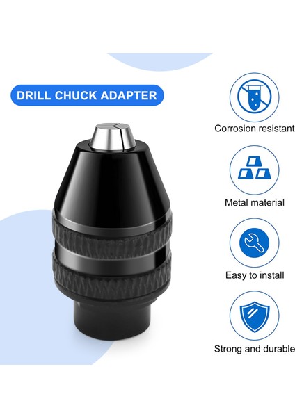 Matkap Chuck, 1/32 Ila 1/8 Yedek 4486 Matkap Anahtarsız Uç Ayna Mili Döner Aracı Hızlı Değişim Adaptör Kiti (Yurt Dışından) modelleri