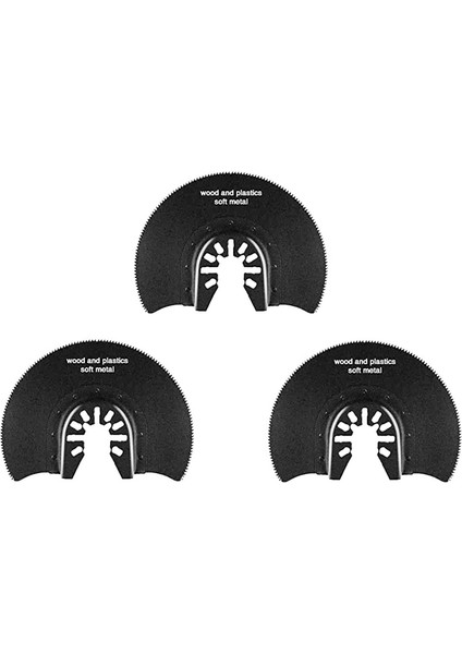 5 Adet Salınımlı Çok Alet Yarı Dairesel Hcs Segment Testere Bıçağı Ahşap Kesmek Için Çok Fonksiyonlu Alet 88MM (Yurt Dışından)