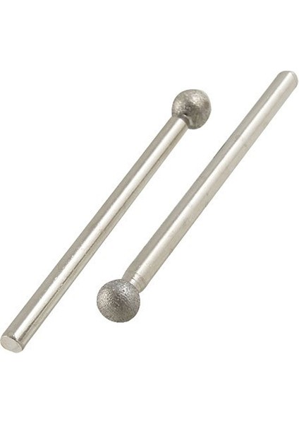 10 Adet 5mm Küresel Uçlu 3mm Shank Elmas Monteli Nokta Taşlama Uçları (Yurt Dışından)