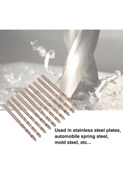 M35 Matkap Ucu Seti Paslanmaz Çelikte (3,0 Mm) Delme Için Hss-Co Matkap Seti (Yurt Dışından) modelleri