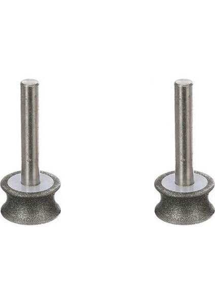2x Elmas Taşlama Tekerlek Cam Uçak Düz Kenar Pah 6mm Shank (8mm) Için Taşlama Tekerleği (Yurt Dışından)