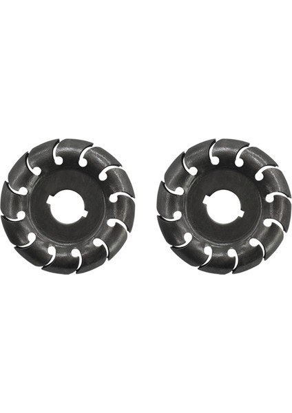 2 Adet 90MM Ahşap Oyma Diski 12 Diş Ahşap Şekillendirme Diski 16MM Delik Çok Fonksiyonlu Taşlama Eki 100/115 Açı Öğütücü Ağaç Işleme Aleti (Yurt Dışından)